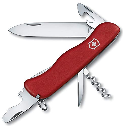 Victorinox, Schweizer Taschenmesser, Picknicker, Multitool, Swiss Army Knife mit 11 Funktionen, Klinge, gross, Dosenöffner, Schraubendreher 3 mm, Feststellklinge von Victorinox