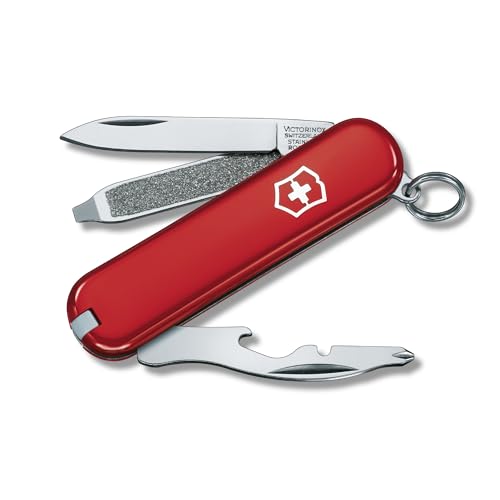 Victorinox Schweizer Taschenmesser Rally, Mini für Schlüsselanhänger, Swiss Army Knife, 9 Funktionen, Klinge, Phillips-Schraubendreher 0/1 Victorinox Schweizer Taschenmesser Rally, Mini für Schlüsselanhänger, Swiss Army Knife, 9 Funktionen, Klinge, Phillips-Schraubendreher 0/1 von Victorinox