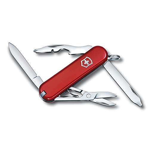 VICTORINOX Taschenmesser Rambler, Klein, 10 Funktionen, Swiss Made, Multitool mit Phillips-Schraubendreher, Schere, Rot VICTORINOX Taschenmesser Rambler, Klein, 10 Funktionen, Swiss Made, Multitool mit Phillips-Schraubendreher, Schere, Rot von Victorinox