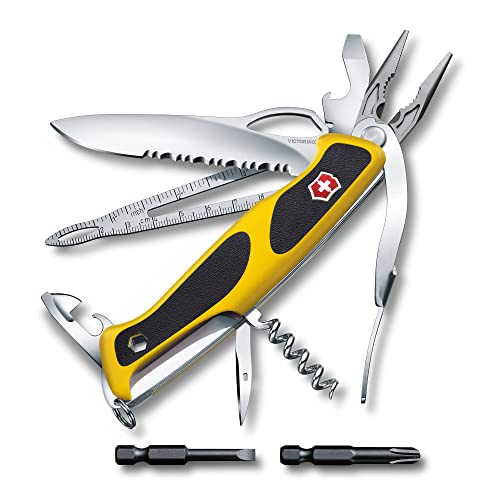 Victorinox, Schweizer Taschenmesser, Ranger Boatsman MW, Multitool, Swiss Army Knife 22 Funktionen, Kombi-Spitzzange , Muttergreifer, Klinge, gross mit Wellenschliff, Einhand, Feststellklinge von Victorinox