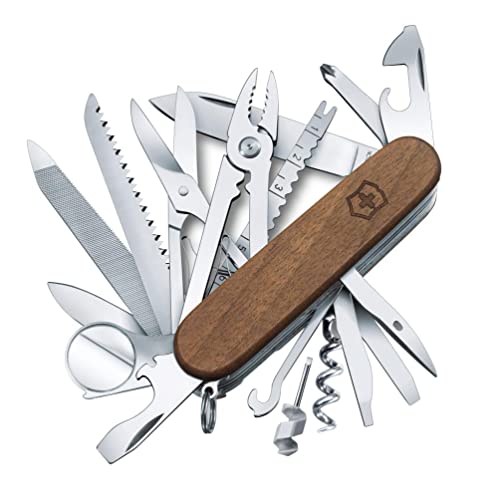 VICTORINOX Taschenmesser Swiss Champ Wood, Holz, 29 Funktionen, Swiss Made, Multitool inkl. Holzsäge, Schere, Braun VICTORINOX Taschenmesser Swiss Champ Wood, Holz, 29 Funktionen, Swiss Made, Multitool inkl. Holzsäge, Schere, Braun von Victorinox