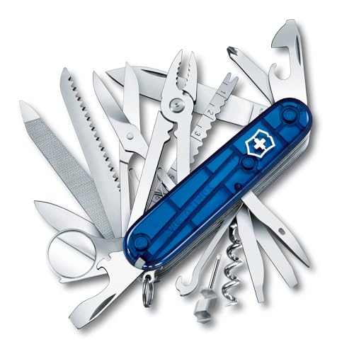 Victorinox, Schweizer Taschenmesser, Swiss Champ, Multitool, Swiss Army Knife mit 33 Funktionen, Klinge, gross, Korkenzieher, Mini-Schraubendreher 1.5 mm von Victorinox