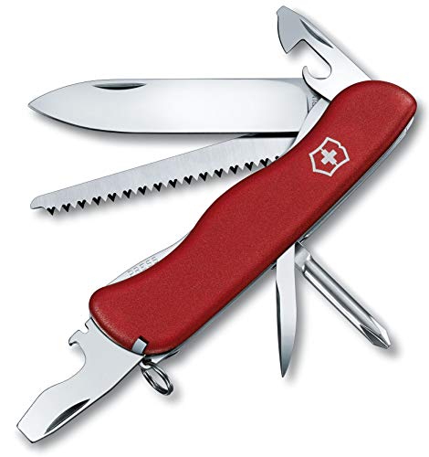 Victorinox Schweizer Taschenmesser, Trailmaster, Swiss Army Knife, Multitool, 12 Funktionen, Kapselheber, Feststellklinge, Rot Victorinox Schweizer Taschenmesser, Trailmaster, Swiss Army Knife, Multitool, 12 Funktionen, Kapselheber, Feststellklinge, Rot von Victorinox