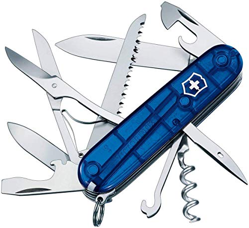 Victorinox Schweizer Taschenmesser Huntsman, Swiss Army Knife, Multitool, 15 Funktionen, Klinge, Korkenzieher, Dosenöffner von Victorinox