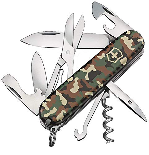 Victorinox Schweizer Taschenmesser, Climber, Multitool, Swiss Army Knife, 14 Funktionen, Klinge, Korkenzieher, Dosenöffner, Camouflage Victorinox Schweizer Taschenmesser, Climber, Multitool, Swiss Army Knife, 14 Funktionen, Klinge, Korkenzieher, Dosenöffner, Camouflage von Victorinox