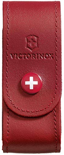 Victorinox Gürteletui Leder, Zubehör für Taschenmesser, Etui, Swiss Army Knife, Druckknopf, Rot Victorinox Gürteletui Leder, Zubehör für Taschenmesser, Etui, Swiss Army Knife, Druckknopf, Rot von Victorinox