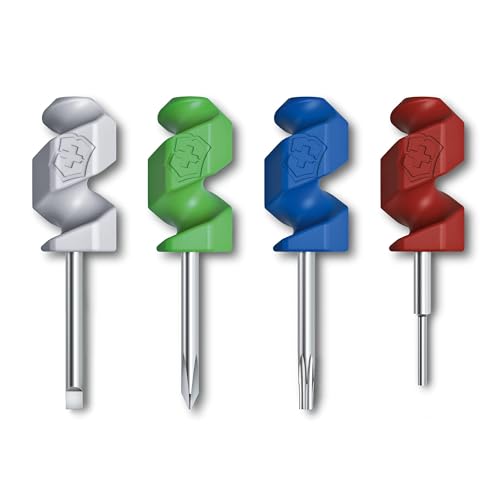 Victorinox Mini Schraubenzieher Set, Mini-Schraubendreher 1,5 mm, Phillips Schraubendreher 000, Torx Schraubendreher T4, SIM Karten Pin, Mehrfarbig Victorinox Mini Schraubenzieher Set, Mini-Schraubendreher 1,5 mm, Phillips Schraubendreher 000, Torx Schraubendreher T4, SIM Karten Pin, Mehrfarbig von Victorinox