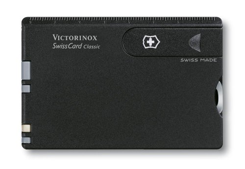 Victorinox Multitool SwissCard in Lederetui grau-schwarz 0.7133.V Victorinox Multitool SwissCard in Lederetui grau-schwarz 0.7133.V von Victorinox