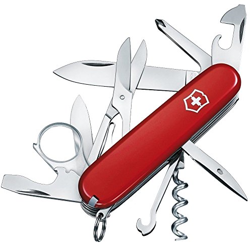 Victorinox, Schweizer Taschenmesser, Explorer, Multitool, Swiss Army Knife mit 16 Funktionen, Klinge, gross, Korkenzieher, Dosenöffner von Victorinox