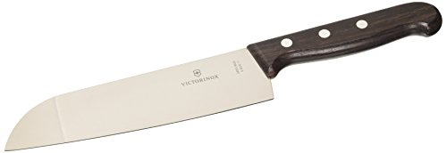 Victorinox Rosewood Santokumesser, 17cm, mit Holzgriff, rostfrei, Edelstahl, spülmaschinengeeignet von Victorinox