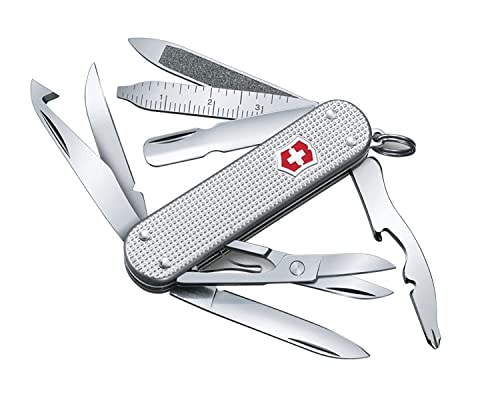 Victorinox Schweizer Taschenmesser, Mini Champ, Swiss Army Knife, Multitool, 14 Funktionen, Brieföffner, Kapselheber, Drahtabisolierer von Victorinox
