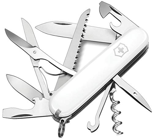 Victorinox Schweizer Taschenmesser Huntsman, Swiss Army Knife, Multitool, 15 Funktionen, Klinge, Korkenzieher, Dosenöffner von Victorinox