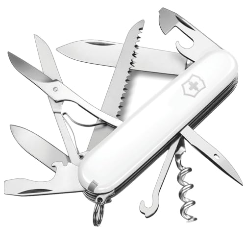 Victorinox Schweizer Taschenmesser Huntsman, Swiss Army Knife, Multitool, 15 Funktionen, Klinge, Korkenzieher, Dosenöffner von Victorinox