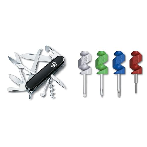 Victorinox Schweizer Taschenmesser Huntsman, Swiss Army Knife & Mini Schraubenzieher Set, Mini Tool Set, Accessoire für Schweizer Taschenmesser, mehrfarbig Victorinox Schweizer Taschenmesser Huntsman, Swiss Army Knife & Mini Schraubenzieher Set, Mini Tool Set, Accessoire für Schweizer Taschenmesser, mehrfarbig von Victorinox