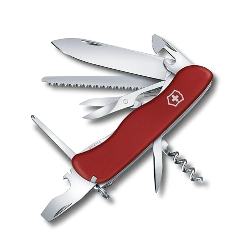 Victorinox Schweizer Taschenmesser Outrider, Swiss Army Knife, Multitool, 14 Funktionen, Klinge, Dosenöffner, Schraubendreher, Feststellklinge von Victorinox