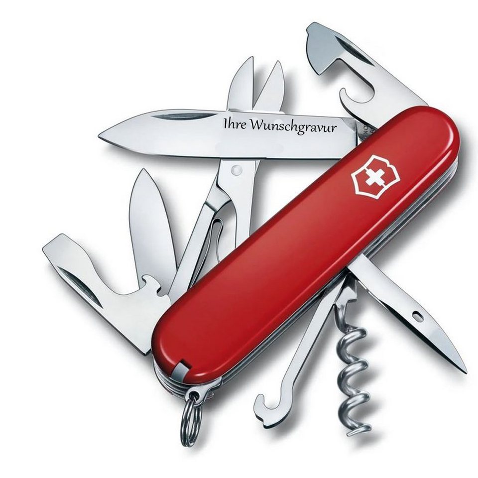 Victorinox Taschenmesser, Victorinox Taschenmesser Climber rot, 14 Funktionen von Victorinox