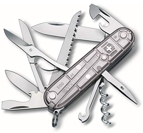 Victorinox Schweizer Taschenmesser Huntsman, Swiss Army Knife, Multitool, 15 Funktionen, Klinge, Korkenzieher, Dosenöffner von Victorinox