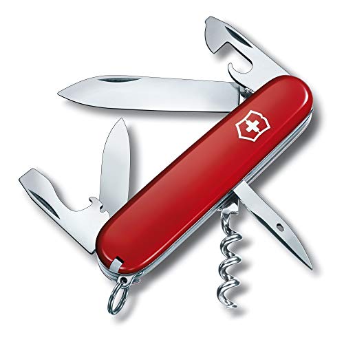 Victorinox Schweizer Taschenmesser Spartan, Swiss Army Knife, Multitoolwerkzeug, 12 Funktionen, Klinge, Korkenzieher, Dosenöffner von Victorinox