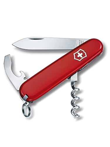Victorinox Schweizer Taschenmesser, Waiter, Swiss Army Knife, Multitool, 9 Funktionen, Klinge, gross, Kapselheber, Dosenöffner, Rot Victorinox Schweizer Taschenmesser, Waiter, Swiss Army Knife, Multitool, 9 Funktionen, Klinge, gross, Kapselheber, Dosenöffner, Rot von Victorinox