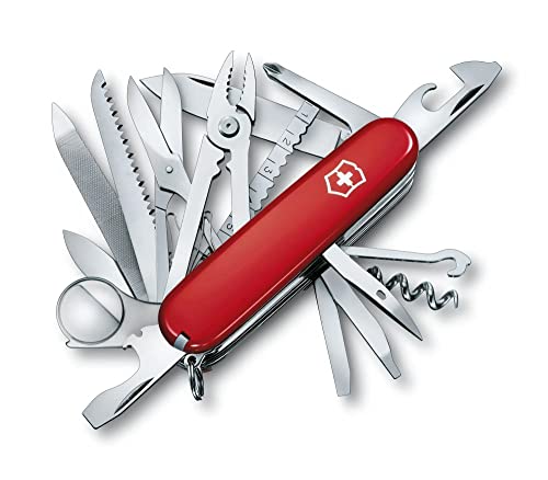 Victorinox Schweizer Taschenmesser, Swiss Champ, Multitool, Swiss Army Knife mit 33 Funktionen, Klinge, Korkenzieher, Mini-Schraubendreher 1.5 mm Victorinox Schweizer Taschenmesser, Swiss Champ, Multitool, Swiss Army Knife mit 33 Funktionen, Klinge, Korkenzieher, Mini-Schraubendreher 1.5 mm von Victorinox