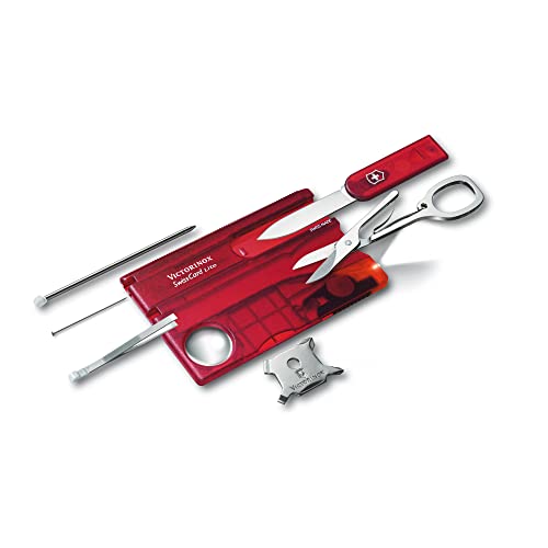 Victorinox Schweizer Taschenmesser Swiss Card Lite, Multitool-Werkzeug, 13 Funktionen, Spitzklinge, Schraubendreher 5 mm, Schere Victorinox Schweizer Taschenmesser Swiss Card Lite, Multitool-Werkzeug, 13 Funktionen, Spitzklinge, Schraubendreher 5 mm, Schere von Victorinox