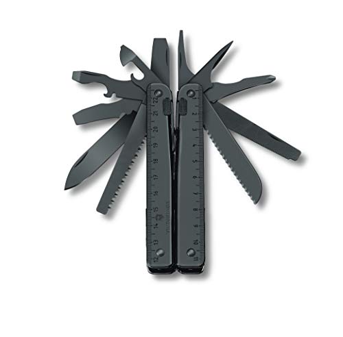 Victorinox, Multifunktionstool, Swiss Tool BS, Taschen Werkzeug, 27 Funktionen, Klinge, gross, Feststellklinge von Victorinox