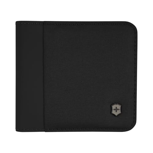 Victorinox Travel Essentials Bi-Fold Wallet, Portemonnaie mit RFID-Schutz, Kartenfächer, Ausweisfach, Münzfach, Damen/Herren, Schwarz Victorinox Travel Essentials Bi-Fold Wallet, Portemonnaie mit RFID-Schutz, Kartenfächer, Ausweisfach, Münzfach, Damen/Herren, Schwarz von Victorinox