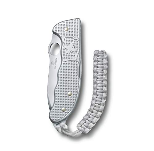 Victorinox Schweizer Taschenmesser, Hunter Pro M Alox, Swiss Army Knife, 4 Funktionen, Einhand-Feststellklinge silber von Victorinox