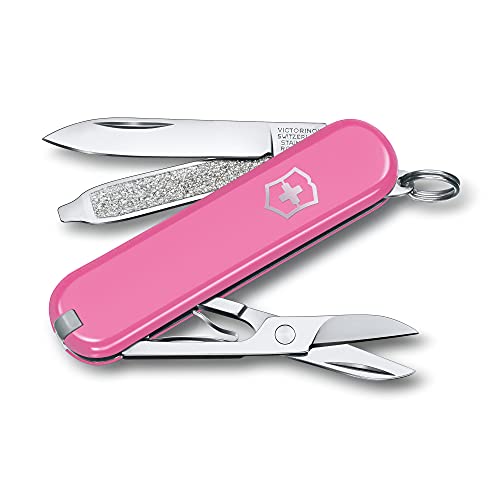 Victorinox Schweizer Taschenmesser, Klein, Classic SD, Multitool, Swiss Army Knife mit 7 Funktionen, Klinge, Nagelfeile, Schraubendreher, Pink Victorinox Schweizer Taschenmesser, Klein, Classic SD, Multitool, Swiss Army Knife mit 7 Funktionen, Klinge, Nagelfeile, Schraubendreher, Pink von Victorinox