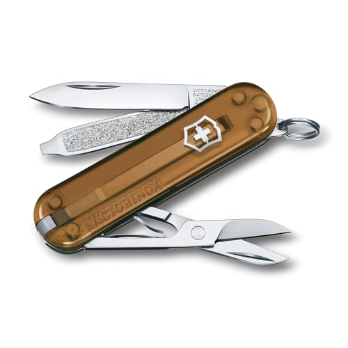 Victorinox, Schweizer Taschenmesser, Classic SD, Multitool, Swiss Army Knife mit 7 Funktionen, Klinge, klein, Nagelfeile, Schraubendreher 2.5 mm von Victorinox