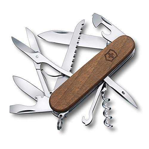 Victorinox, Schweizer Taschenmesser, Huntsman, Swiss Army Knife, Multitool, 13 Funktionen, Klinge, gross, Korkenzieher, Dosenöffner von Victorinox