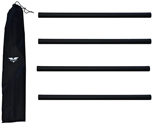 Victory Martial Arts Escrima-Sticks mit Schaumstoffpolsterung, 66 cm, für sicheres Üben, mit Tragetasche, 4 Stück von Victory Martial Arts