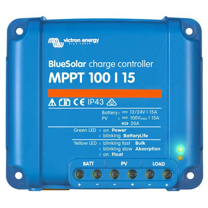 Victron Energy Bluesolar Mppt 100/15 Charger Blau Victron Energy Bluesolar Mppt 100/15 Charger Blau von Victron Energy