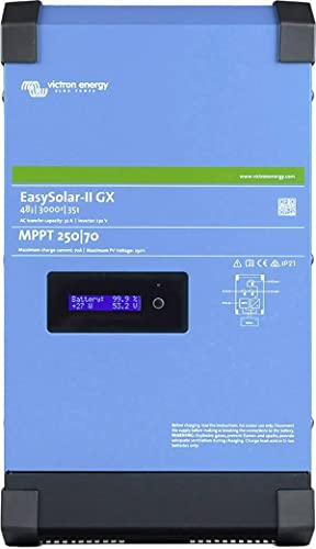 Victron Energy EasySolar-II GX 3000VA 48-Volt 230V Wechselrichter 35 Amp Batterie Ladegerät und Solar Ladegerät MPPT 250V 70 Amp Victron Energy EasySolar-II GX 3000VA 48-Volt 230V Wechselrichter 35 Amp Batterie Ladegerät und Solar Ladegerät MPPT 250V 70 Amp von Victron Energy