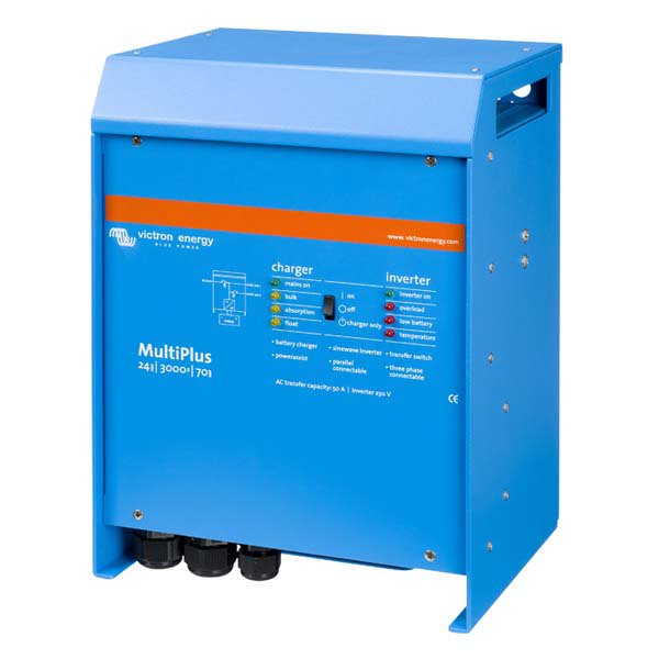 Victron Energy Multiplus 24/3000/70-50 Battery Inverter Blau Victron Energy Multiplus 24/3000/70-50 Battery Inverter Blau von Victron Energy