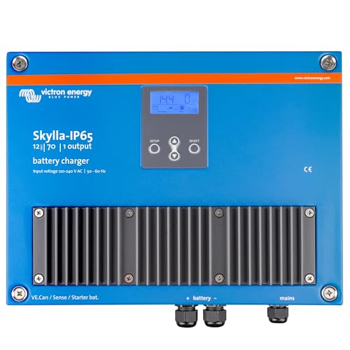 Victron Energy Skylla-IP65 12-Volt 70 Ampere 120-240VAC Batterieladegerät, 1+1 isolierte Ausgänge Victron Energy Skylla-IP65 12-Volt 70 Ampere 120-240VAC Batterieladegerät, 1+1 isolierte Ausgänge von Victron Energy