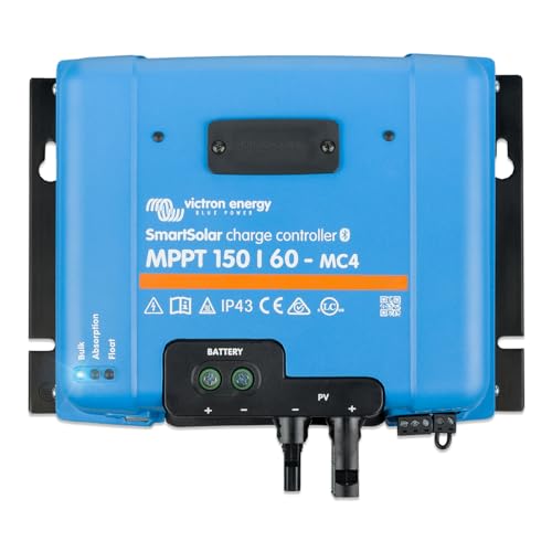 Victron Energy SmartSolar MPPT MC4 150V 60 Amp 12/24/36/48-Volt Solar Laderegler (Bluetooth) von Victron Energy