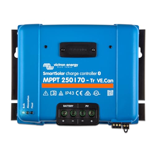 Victron Energy SmartSolar MPPT Tr VE. Can 250V 70 Amp 12/24/36/48-Volt Solar Laderegler (Bluetooth) von Victron Energy