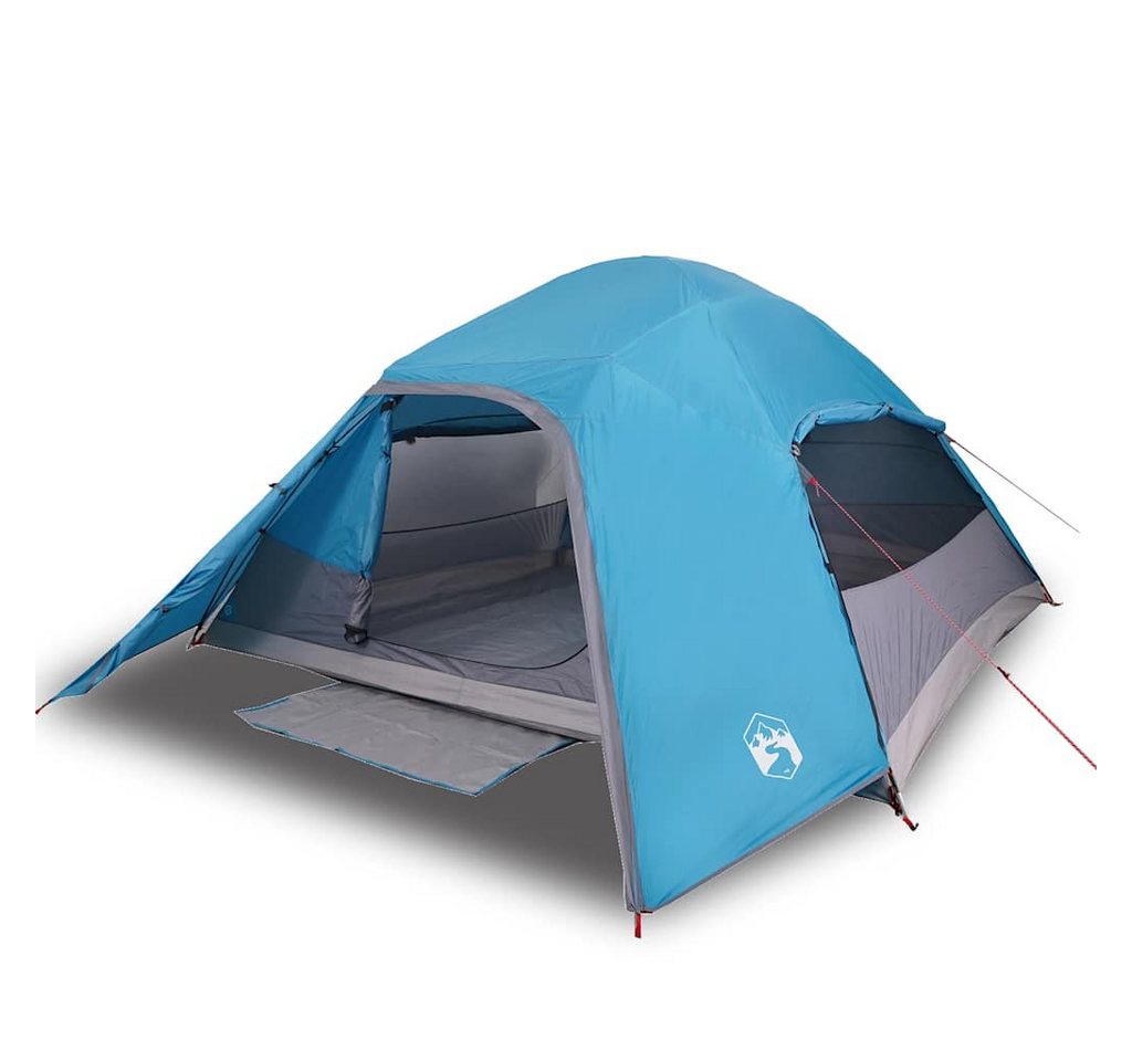 vidaXL Kuppelzelt Kuppel-Campingzelt 4 Personen Blau Wasserdicht, (1 tlg) von Vidaxl