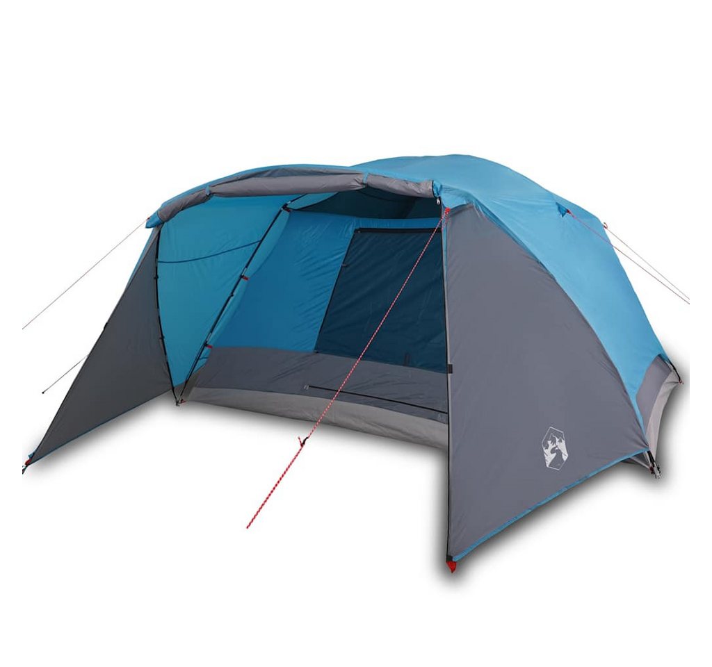 vidaXL Vorzelt Campingzelt mit Vorzelt 4 Personen Blau Wasserdicht, (1 tlg) von Vidaxl