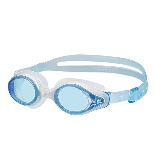View Swimming Gear V-820ASA Selene SWIPE Antibeschlag-Schwimmbrille, transparent blau von View Swimming Gear