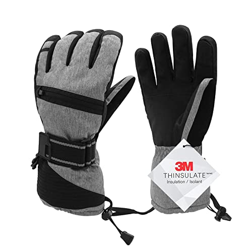 Vihir Winterhandschuhe Skihandschuhe Herren & Damen Thermo Handschuhe, Wasserdichte Touchscreen 3M Thinsulate Warm Fahrradhandschuhe, Eisfischen, Skifahren, Radfahren, Snowboard Winddichte Skihandsche Vihir Winterhandschuhe Skihandschuhe Herren & Damen Thermo Handschuhe, Wasserdichte Touchscreen 3M Thinsulate Warm Fahrradhandschuhe, Eisfischen, Skifahren, Radfahren, Snowboard Winddichte Skihandsche von Vihir