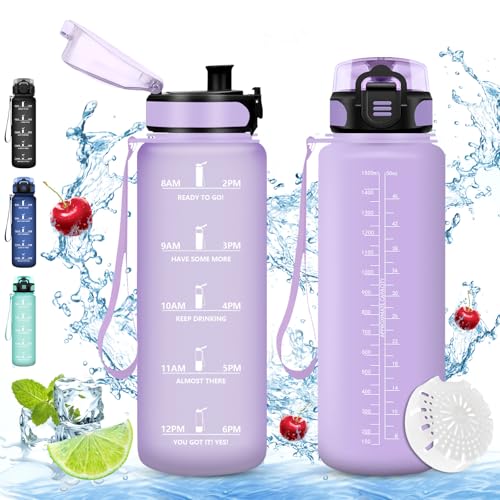 Vikaster große trinkflasche, 1.5l BPA-frei trinkflasche, Trinkflasche Fahrrad, Auslaufsicher, Trinkflasche Kohlensäure Geeignet, Trinkflasche sport für Fahrrad, Fitness, Outdoor Vikaster große trinkflasche, 1.5l BPA-frei trinkflasche, Trinkflasche Fahrrad, Auslaufsicher, Trinkflasche Kohlensäure Geeignet, Trinkflasche sport für Fahrrad, Fitness, Outdoor von Vikaster