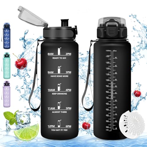 Vikaster große trinkflasche, 1.5l BPA-frei trinkflasche, Trinkflasche Fahrrad, Auslaufsicher, Trinkflasche Kohlensäure Geeignet, Trinkflasche sport für Fahrrad, Fitness, Outdoor Vikaster große trinkflasche, 1.5l BPA-frei trinkflasche, Trinkflasche Fahrrad, Auslaufsicher, Trinkflasche Kohlensäure Geeignet, Trinkflasche sport für Fahrrad, Fitness, Outdoor von Vikaster