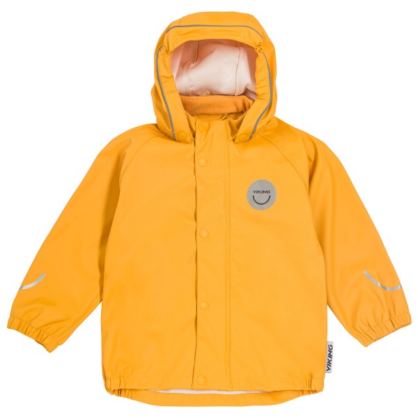 Viking - Kid's Jolly Recycled Rain Jacket - Regenjacke Gr 122 orange von Viking