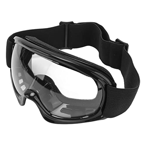 Vikye Dirt-Bike-Brille, UV-Schutz, Dirt-Bike-Brille, Motorradbrille, Motocross-Brille für Outdoor-Radfahren (Schwarz) von Vikye