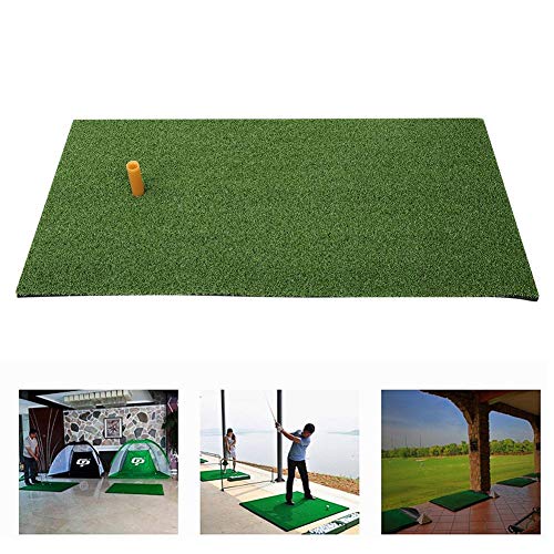 Vikye Golfmatte, 24x12,2x0,6 Zoll Golf Trainingsnetz Golf Schlagmatte Indoor Home Outdoor Golf Swing Übungsgras Matten mit Gummi Golf Tee Vikye Golfmatte, 24x12,2x0,6 Zoll Golf Trainingsnetz Golf Schlagmatte Indoor Home Outdoor Golf Swing Übungsgras Matten mit Gummi Golf Tee von Vikye
