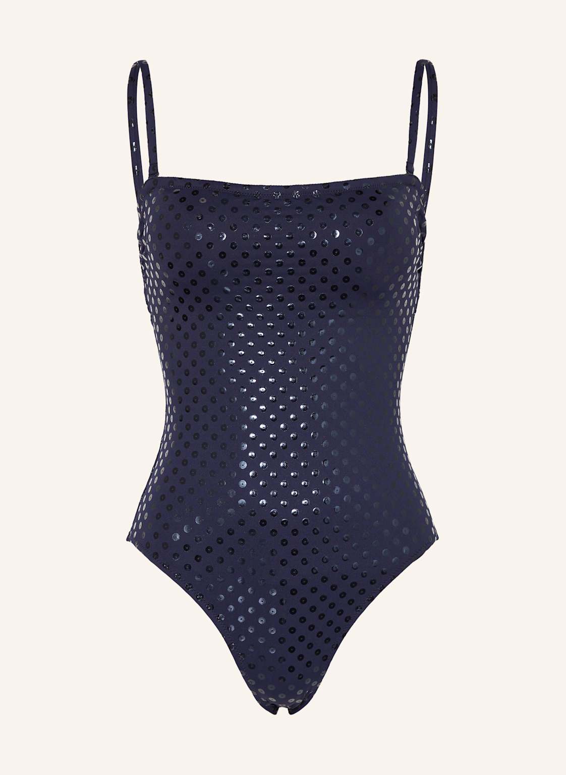 Vilebrequin Bandeau-Badeanzug Relief Sparkling Facette blau Vilebrequin Bandeau-Badeanzug Relief Sparkling Facette blau von Vilebrequin