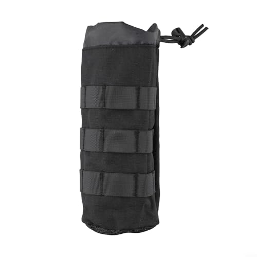 Molle Wasserflaschenhalter-Tasche, tragbares Design, Mehrzweck-D-Ring-Grimloc-Verschlüsse, für Wandern und Sport von Vilgftyiet