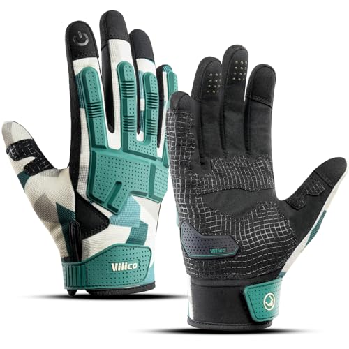 Vilico Motorrad Tactical Handschuhe für Männer Frauen Touchscreen, Dämpfung Palm Pads für MTB Mountainbike, Rennradm, Fahrrad, Klettern Vilico Motorrad Tactical Handschuhe für Männer Frauen Touchscreen, Dämpfung Palm Pads für MTB Mountainbike, Rennradm, Fahrrad, Klettern von Vilico